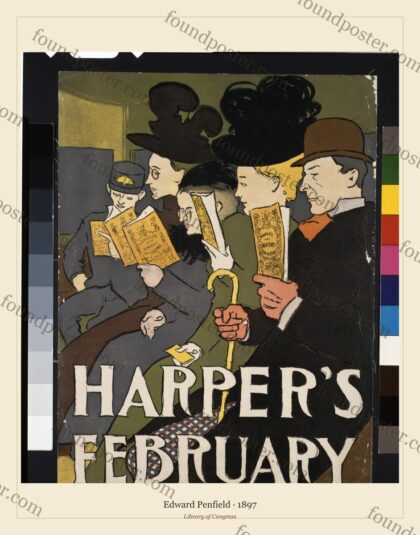 Edward Penfield — Harper’s Magazine: February (1897)