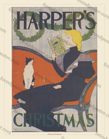 Edward Penfield — Harper’s Magazine: Christmas (1894)
