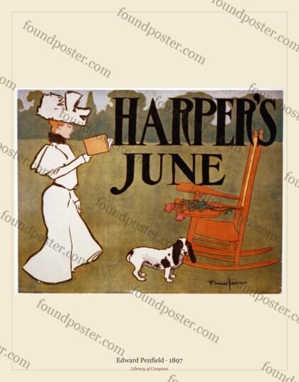 Edward Penfield — Harper’s Magazine: June (1897)