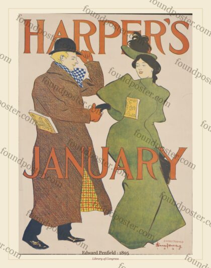 Edward Penfield — Harper’s Magazine: January (1895)