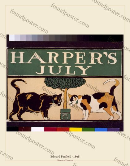 Edward Penfield — Harper’s Magazine: July (1898)