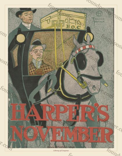 Edward Penfield — Harper’s Magazine: November (1896)