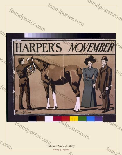 Edward Penfield — Harper’s Magazine: November (1897)