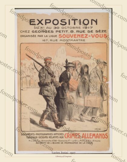 Lucien Jonas — Exposition du 1er au 30 octobre 1917 (1917)
