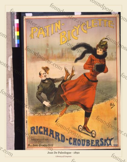 Jean de Paleologue — Richard-Choubersky Bicycle Skates (1890)