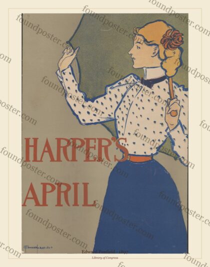 Edward Penfield — Harper’s Magazine: April (1897)