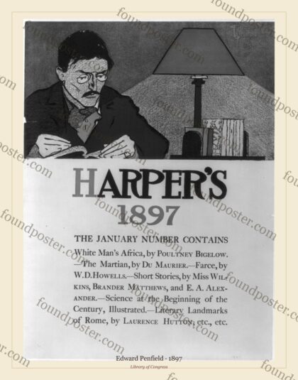 Edward Penfield — Harper’s Magazine: March (1897)