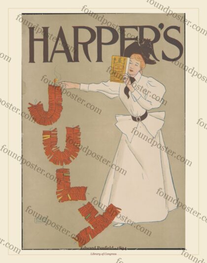 Edward Penfield — Harper’s Magazine: July (1894)