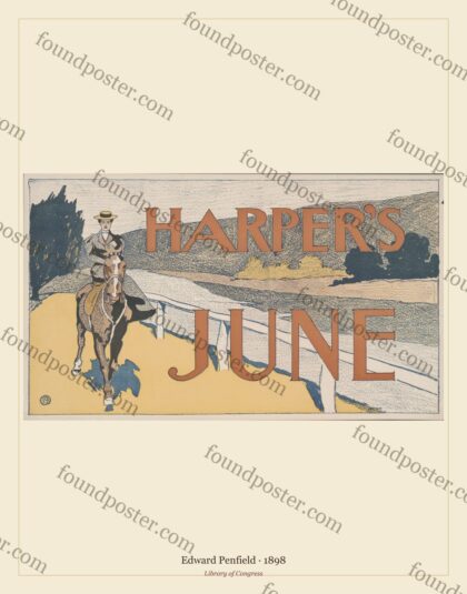 Edward Penfield — Harper’s Magazine: June (1898)
