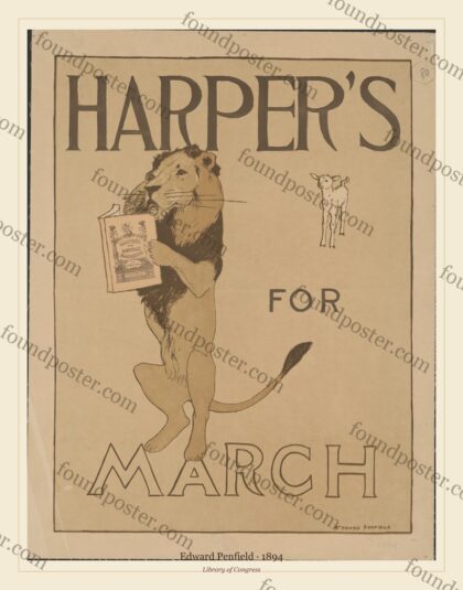Edward Penfield — Harper’s Magazine: March (1894)