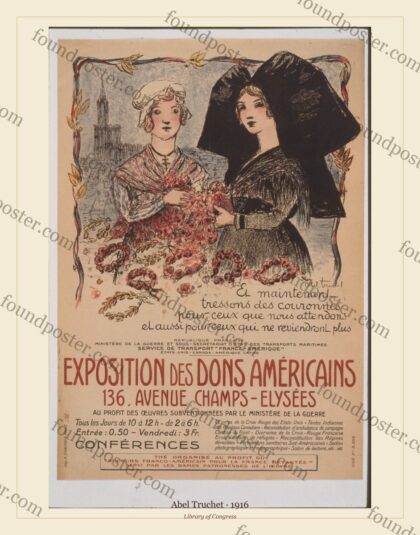 Abel Truchet — Exposition des dons américains (1916)