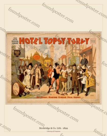 Strobridge & Co. Lith — Hotel Topsy Turvy (1899)