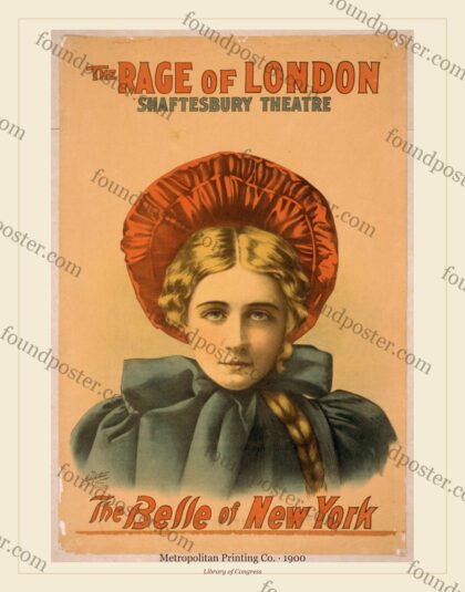 Metropolitan Printing Co. — The Belle of New York (1900)