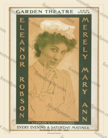 Strobridge & Co. Lith — Merely Mary Ann (1903)