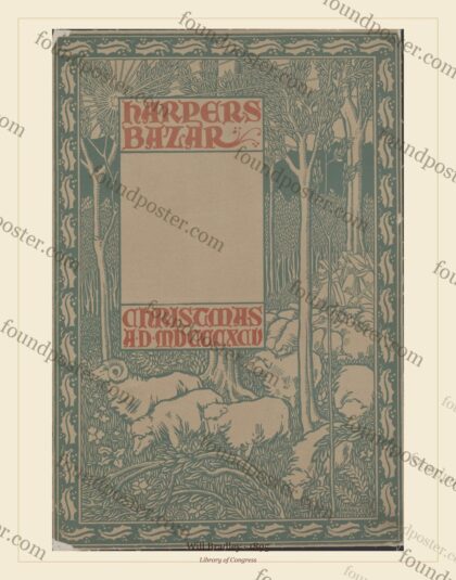 Will Bradley — Harper’s Bazaar: Christmas (1895)