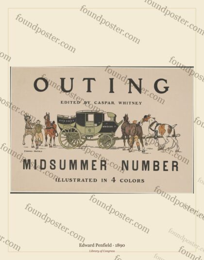 Edward Penfield — Outing Magazine: Midsummer Number (1890)