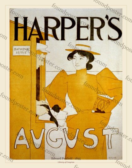 Edward Penfield — Harper’s Magazine: August (1895)