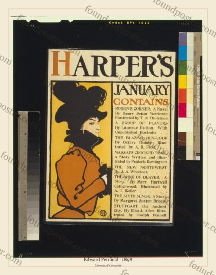 Edward Penfield — Harper’s Magazine: January (1898)