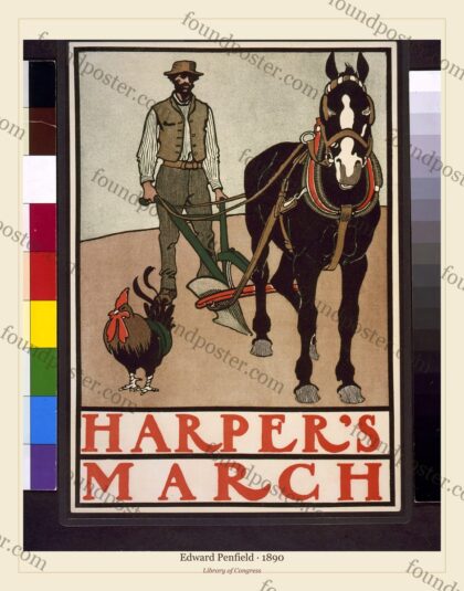 Edward Penfield — Harper’s Magazine: March (1890)